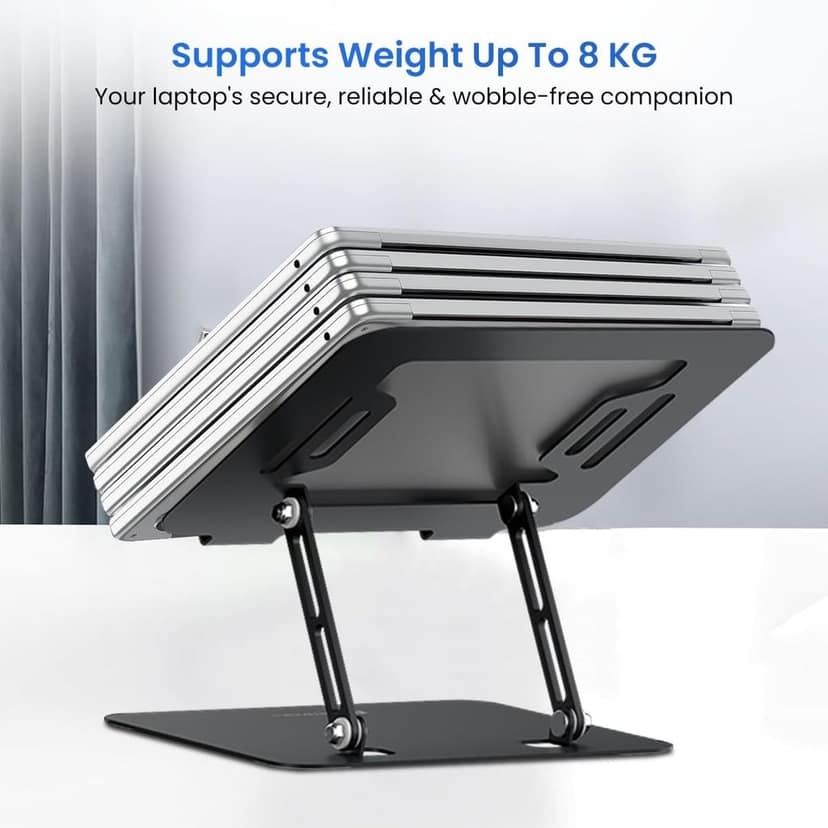 Portronics My Buddy K3 Pro Laptop Stand with Adjustable view 2