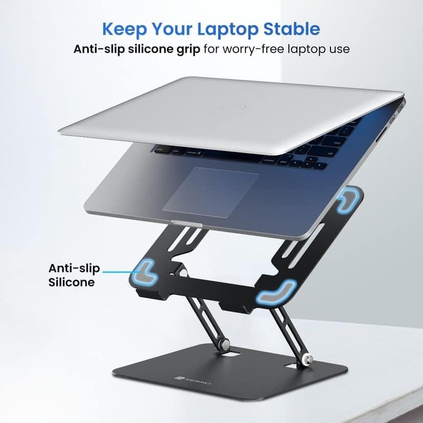 Portronics My Buddy K3 Pro Laptop Stand with Adjustable view 4