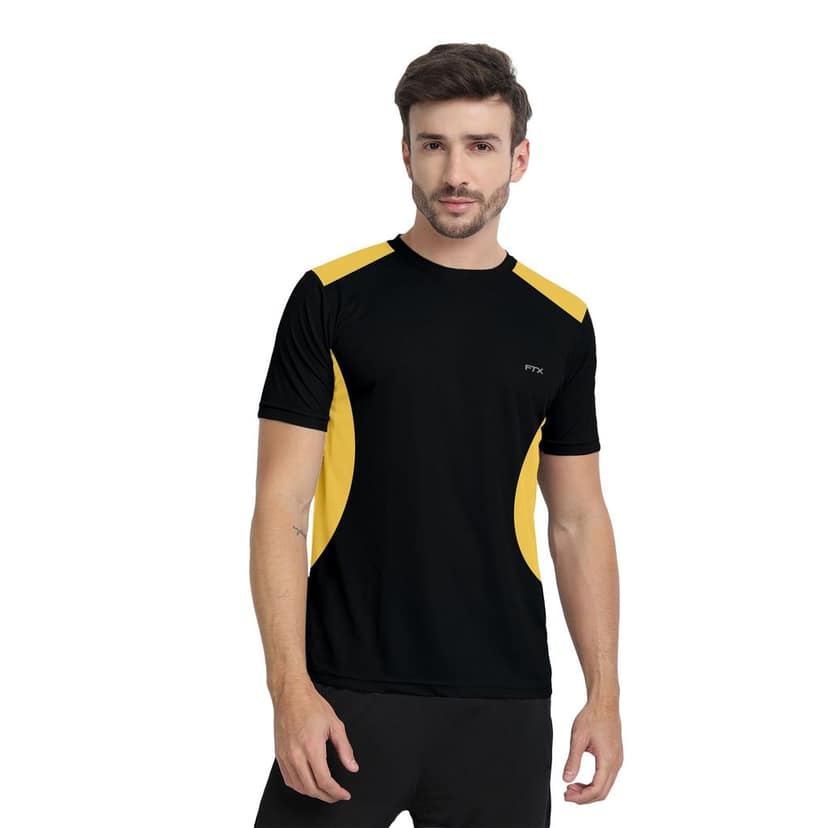 FTX Men Drifit Colorblock Half Sleeve Tshirt