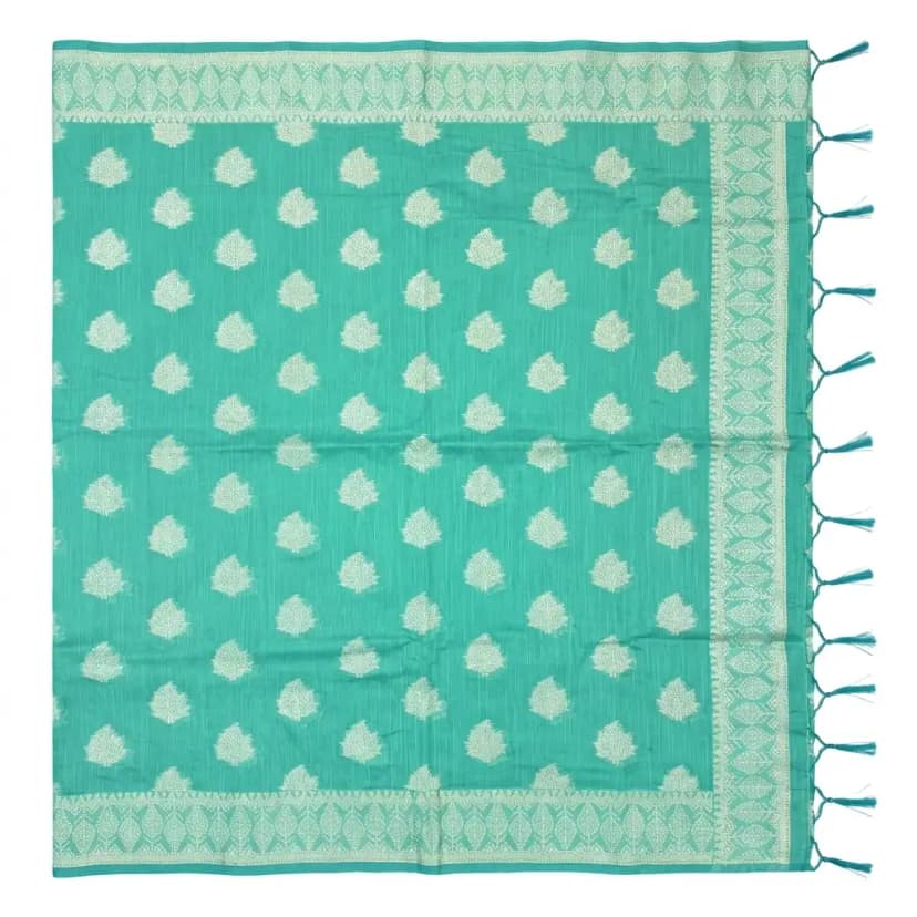 Light Green Ikat Sambalpuri Saree