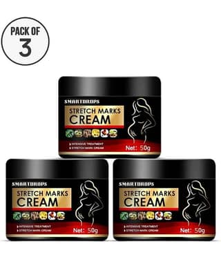 Smartdrops Pragnancy Stretch Mark Remove Cream Shaping & Firming Cream 50 g - Pack of 3