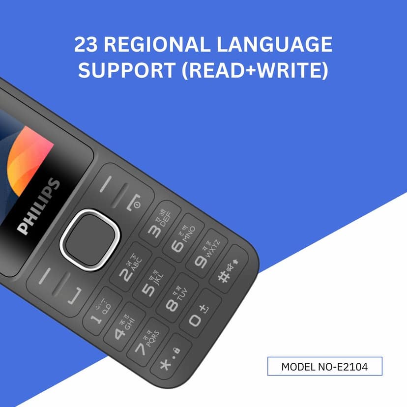 Philips E2104 Keypad Mobile Phone view 7