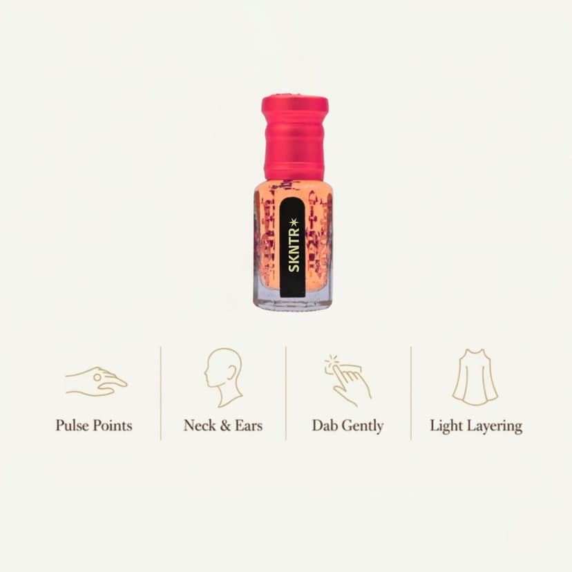 alNaqi SKNTR Attar 6ml - Original Skin Nature Style, Alcohol Free Clean Skin Scent, Long Lasting Aldehydic Floral Oil, Premium Women's-Signature-Ittar view 5