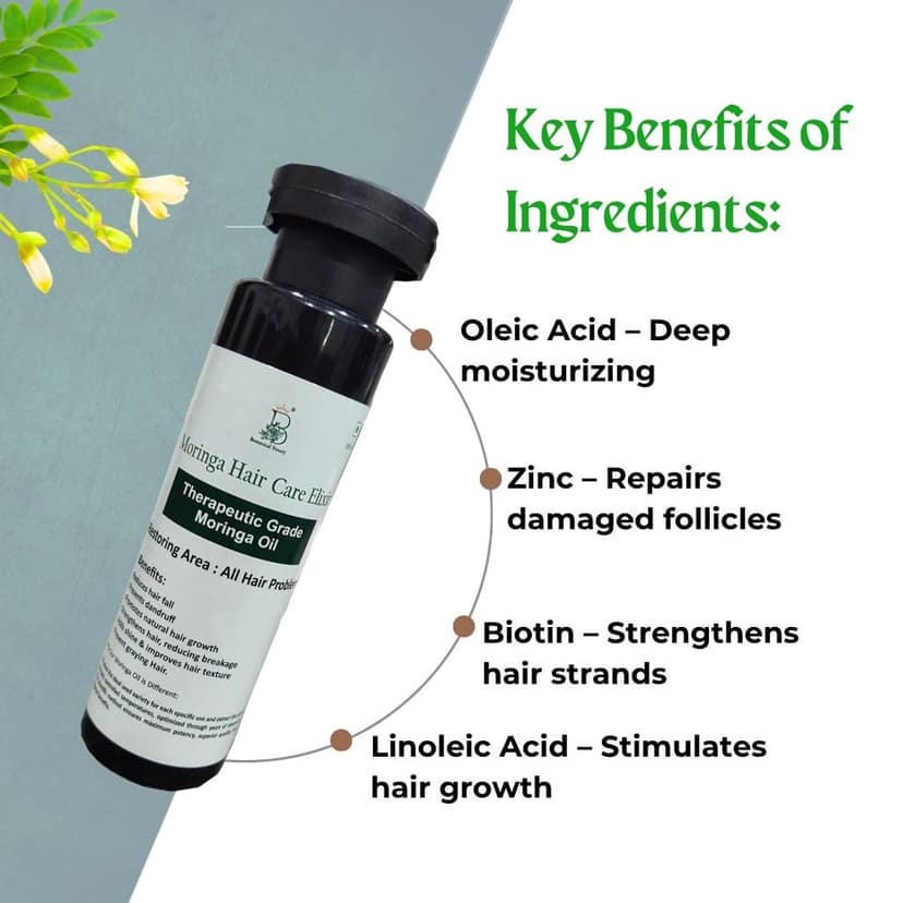 Botanical Beauty Moringa Hair Care Elixir 100ml view 5