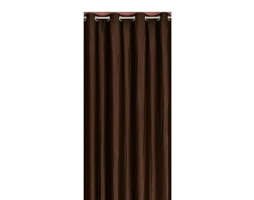 Luxury Brown Curtains for Living Room - Set of 4 view 2