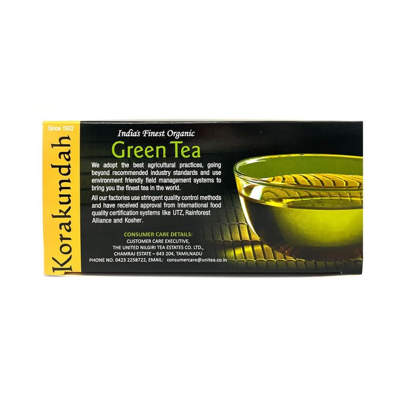KORAKUNDAH Organic Green Tea (25 Dip Bags) view 4