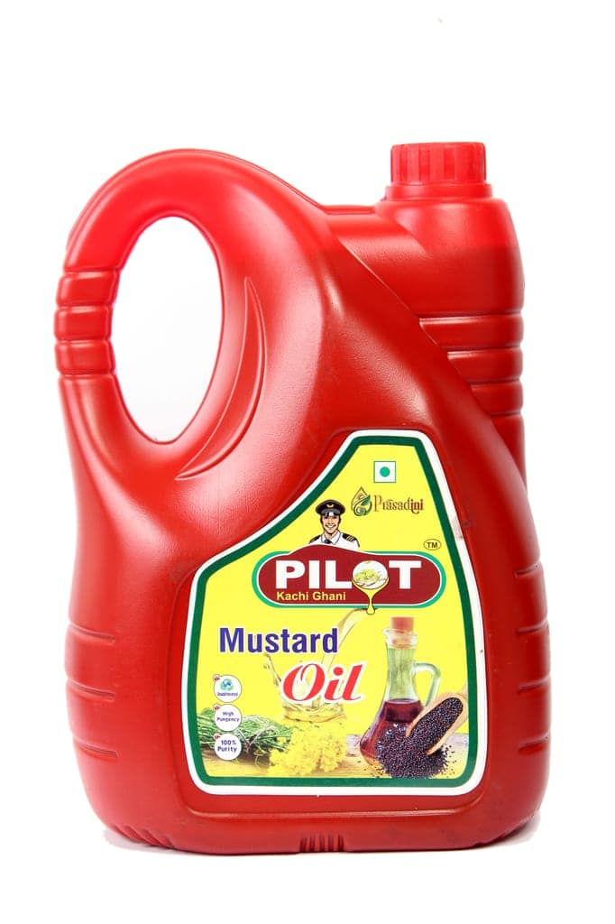 Pilot Cold Pressed Kachhi Ghani Mustard Oil, 5Litre view 2