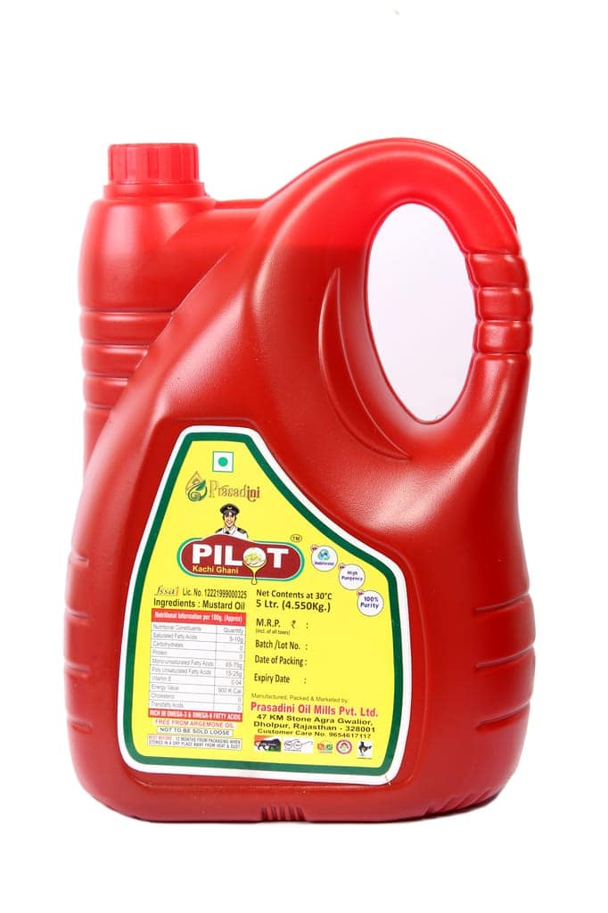 Pilot Cold Pressed Kachhi Ghani Mustard Oil, 5Litre view 3