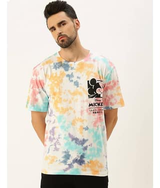 Veirdo Pack of 1 Cotton Regular Fit Men's T-Shirt ( White )