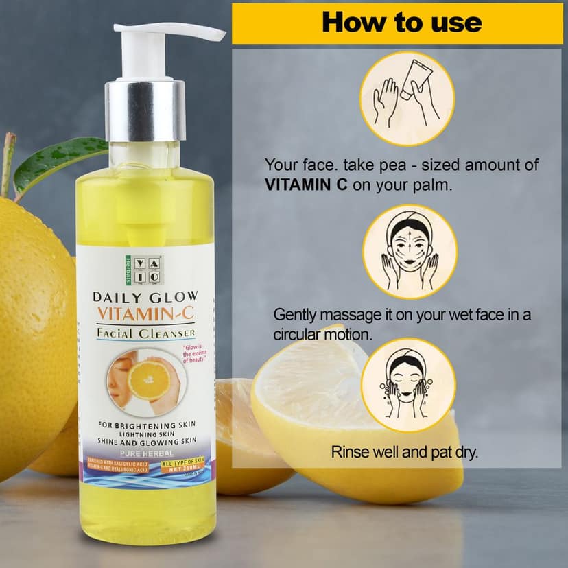 YATO Herbals Vitamin C Daily Glow Face Cleanser view 5