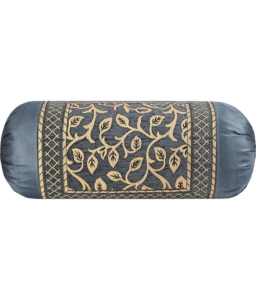 MAHALUXMI COLLECTION Set of 2 Velvet Bolster Covers view 2