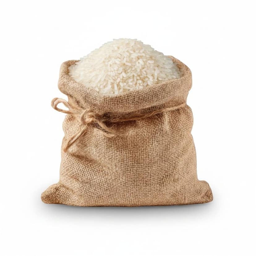 Premium Quality White Rice - 100 kg - One burlap sack of rice view 2