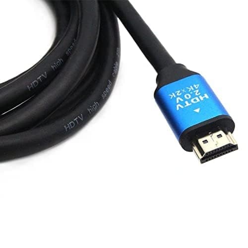 Velvu Male to Male HDMI Cable 1.5 Meters (5 Feet) - Supports All HDMI Devices, High Speed 3D, 4K, Full HD 1080p ST-HDMI-4K-150 with Box view 3