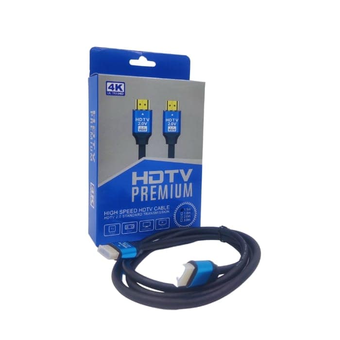 Velvu Male to Male HDMI Cable 1.5 Meters (5 Feet) - Supports All HDMI Devices, High Speed 3D, 4K, Full HD 1080p ST-HDMI-4K-150 with Box view 4