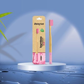 Orby Plus Bamboo Toothbrush – Extra Soft Bristles & Gum Care (Pink)