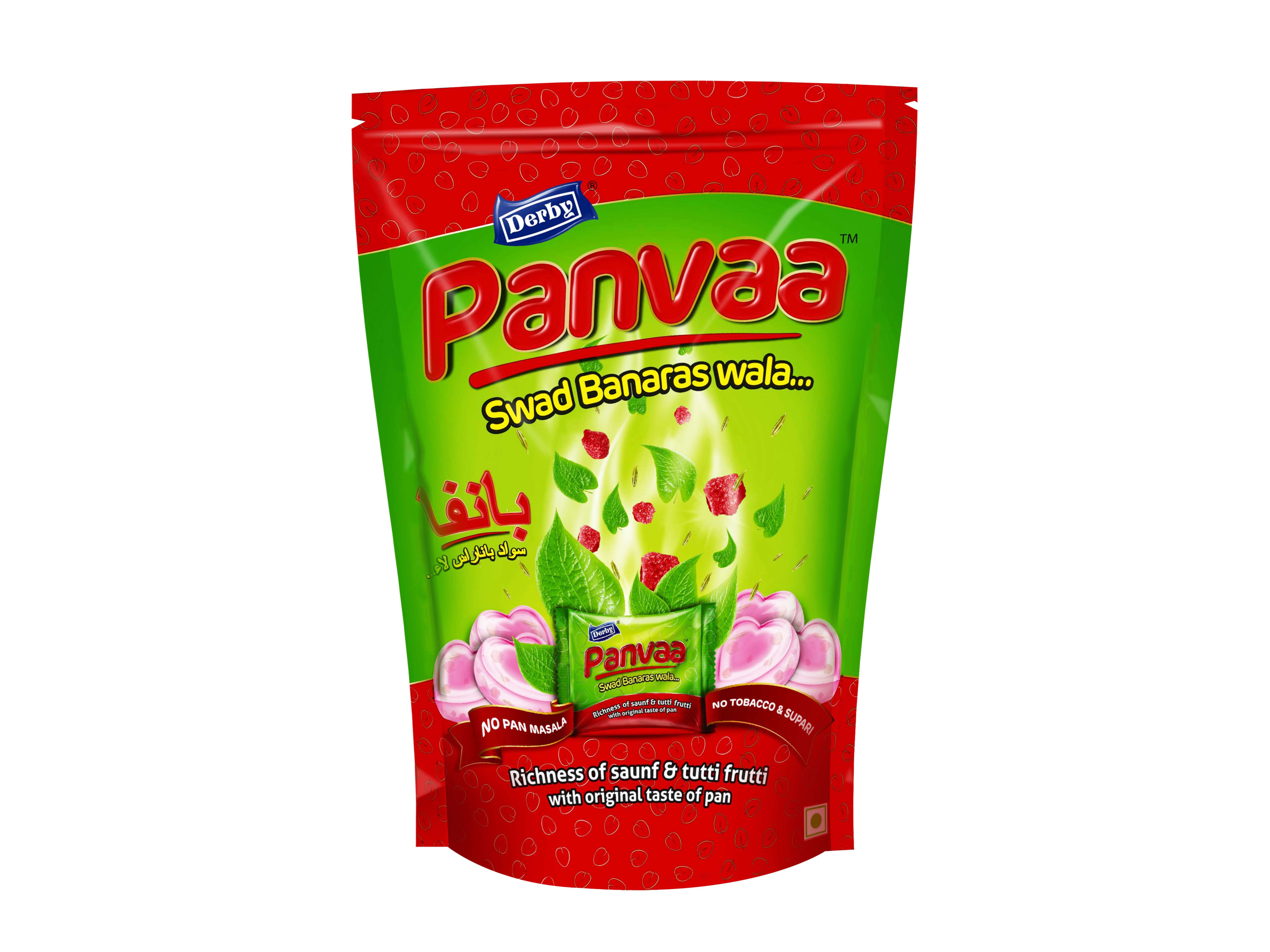 Derby Panvaa Candy Standy Pouch 50Pcs - Pack Of 6