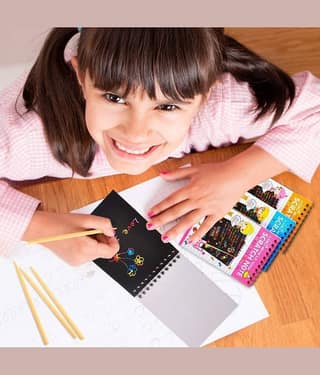 Dust N Shine Scratch Paper Book Pack of 4