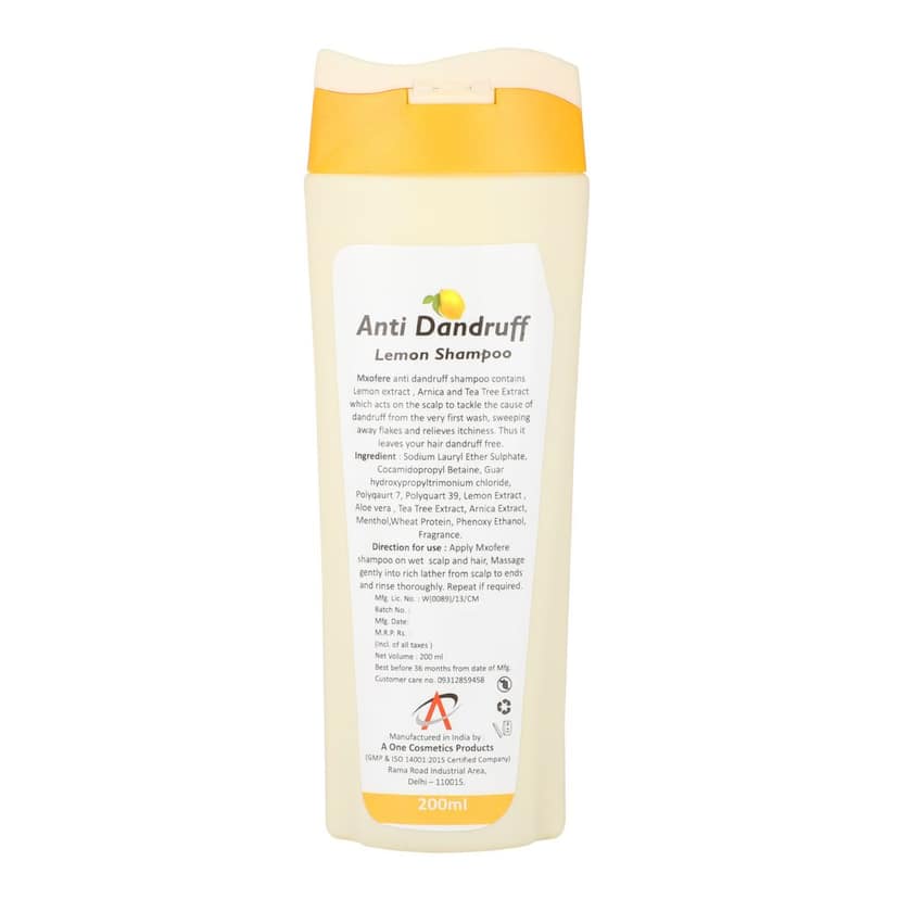 Mxofere Anti-Dandruff Lemon Shampoo - 200ml view 2