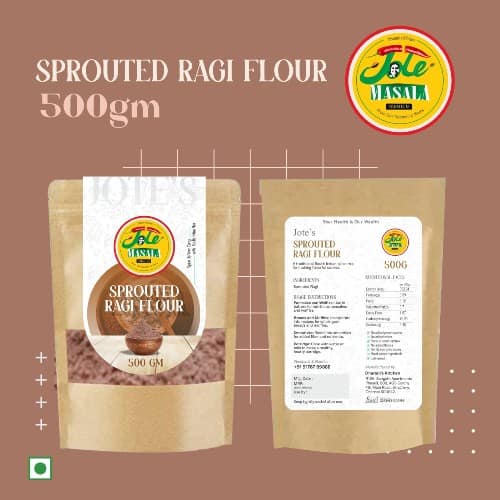 Jote Masala Sprouted Ragi Flour 500 Gms view 2