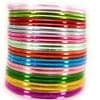 SBS Multicolor Glossy Finish Metal Bangles set of 24 bangles for Girl Child view 4