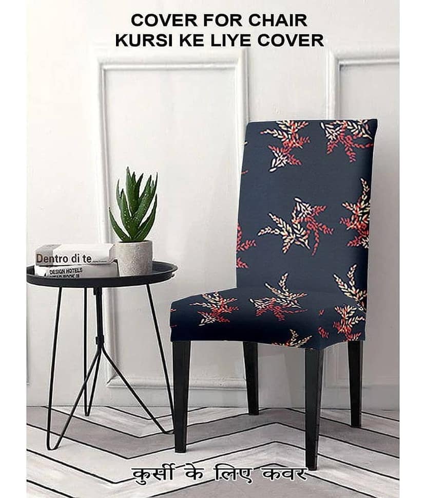 Cortina - 1 Seater Polyester Chair Cover ( Pack of 6 )