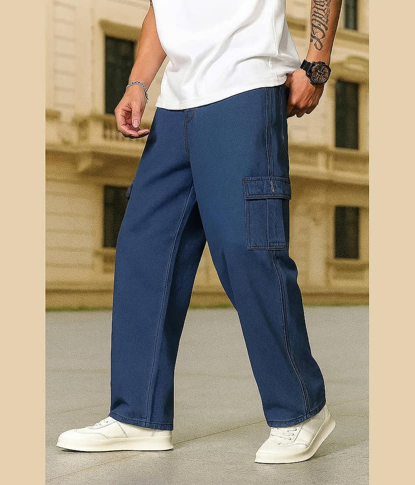 RAGZO Relaxed Solid Men's Jeans - Dark Blue ( Pack of 1 )