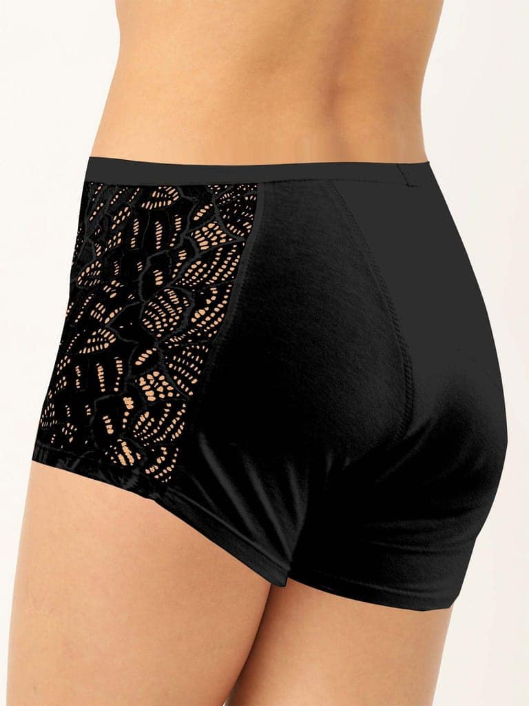 Women Boyshorts Lenzing Modal Lace Period Underwear view 2