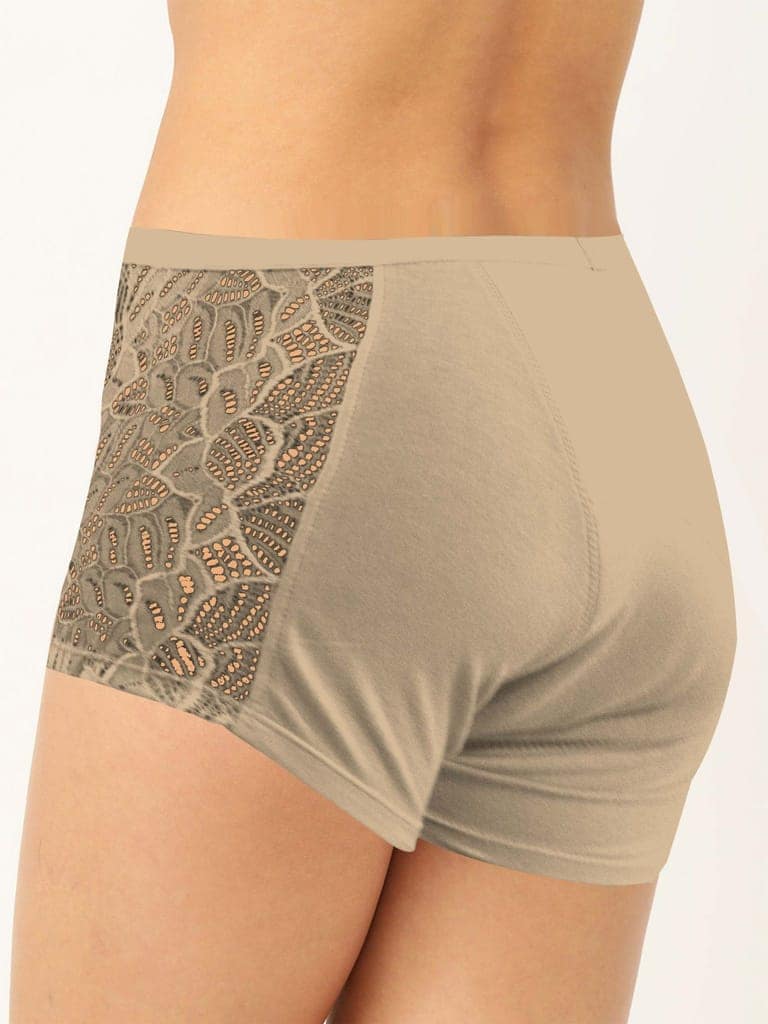 Women Boyshorts Lenzing Modal Lace Period Underwear view 4