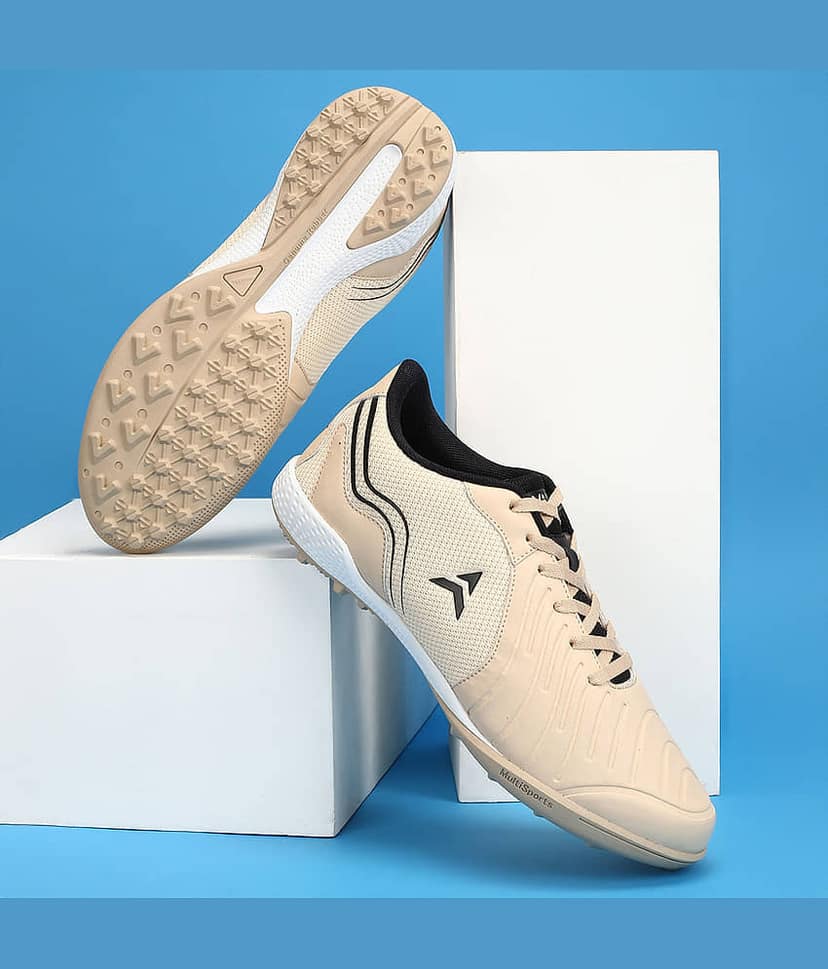 Avant Streamline Beige Football Shoes view 5
