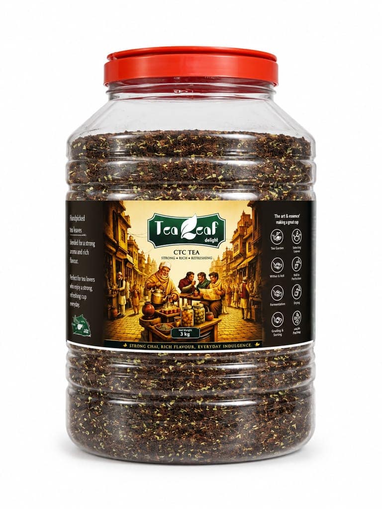 Tea Leaf Delight Premium CTC Tea – 3kg Family & Commercial Pack