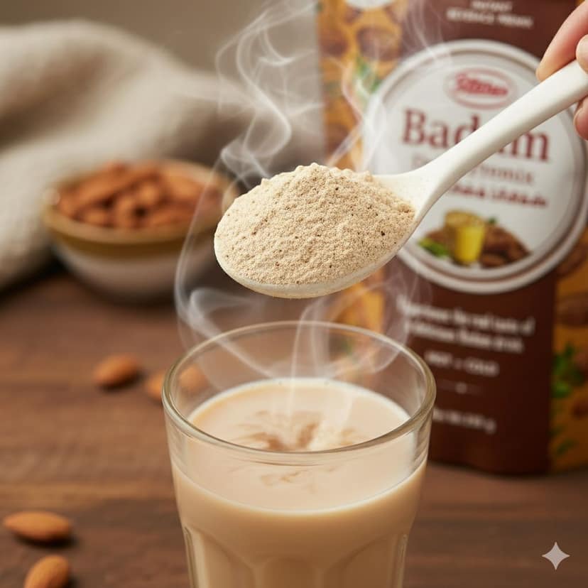 STANES Badam Drink 250 g | Pack of 1 | Total 250 g view 2
