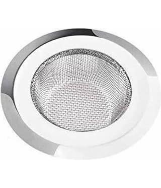 Shree Krishna Stainless Steel Sink Strainer/Jali (Size-3) Silver 4inch Steel Angle Cock