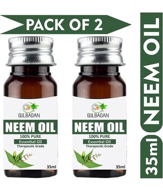GULBADAN Anti Dandruff Neem Oil 60 ml ( Pack of 2 )