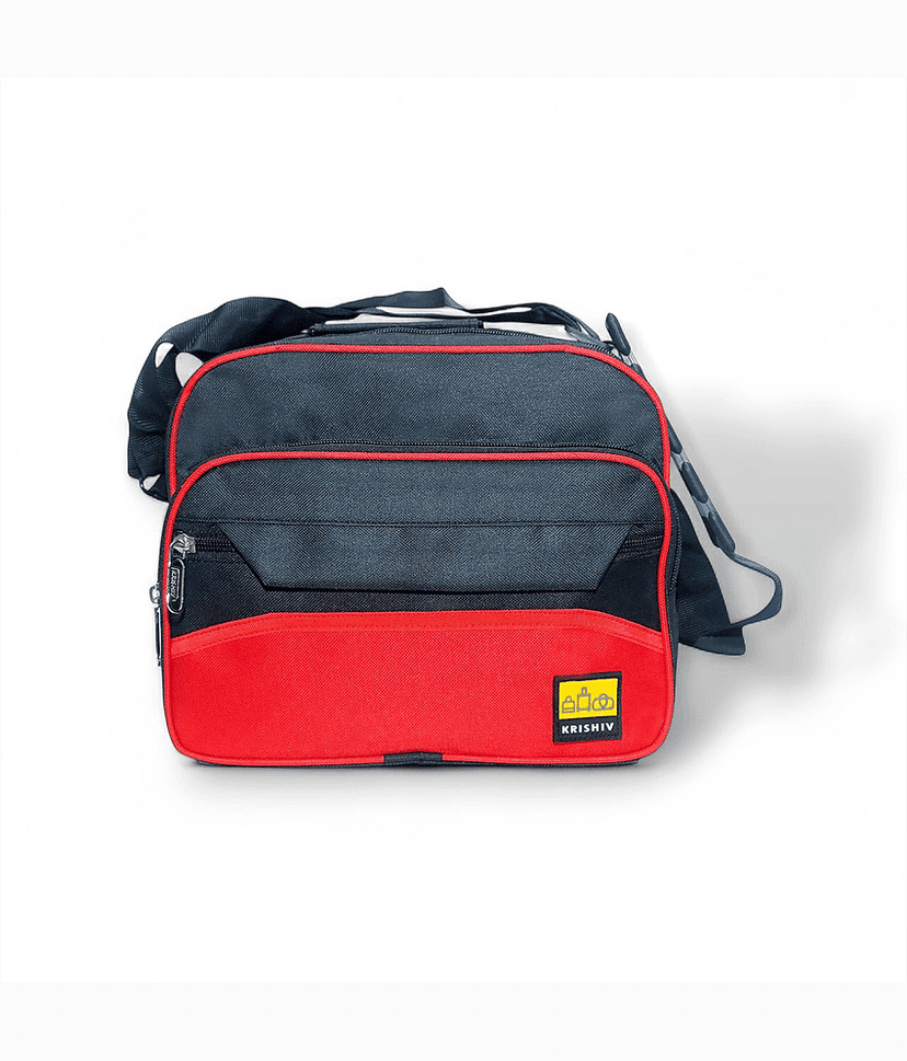krishiv Cash Pouch Polyester Red Waist Pouch