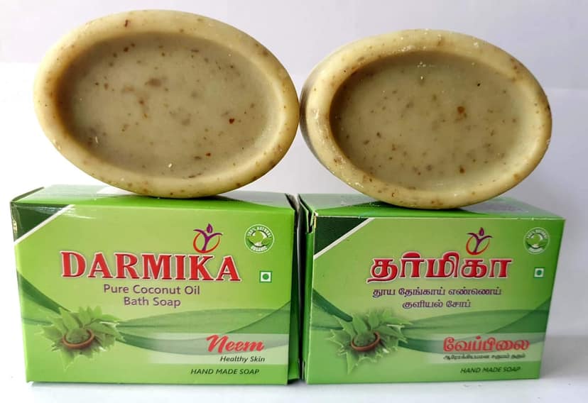 Darmika Handmade Organic Soap Set of 5 (Nalugu Mavu) view 4