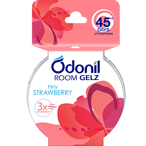 Odonil Nature Room Freshening Gel - Flirty Strawberry, 75 g