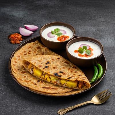 Aloo Pyaz Paratha Combo