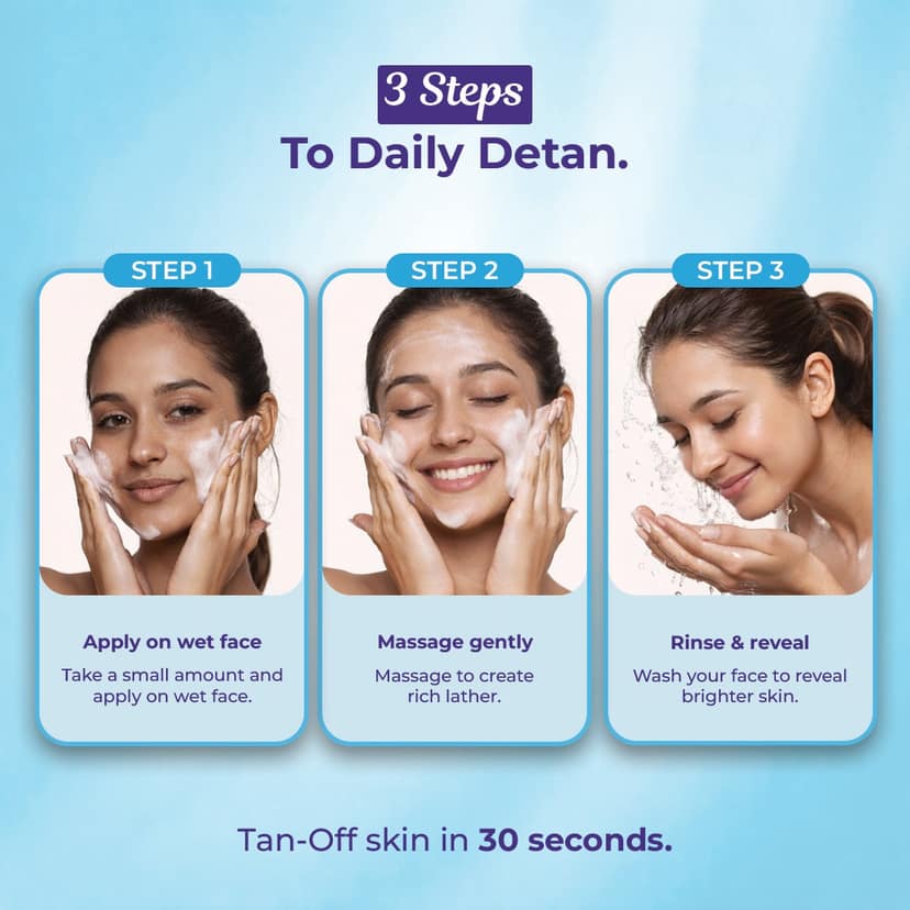 Sanfe Instant BrightUp D-Tan Face Wash - 100g view 4