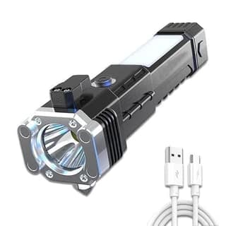 LED Rechargeable Emergency Torch Light 3W USB High Power