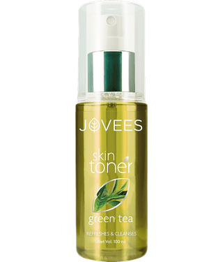 Jovees Herbal Green Tea Skin Toner Cleanses & Moisturises Pore Tightening, 100ml (Pack of 1)