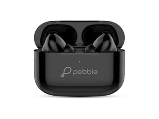 Pebble Echo Buds Power full Sound, Passive Noise Cancellation Auto Pairing, Type-C Charging, Handsfree Call - Black