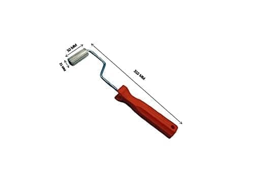 MD Fiberglass Roller Tool, Aluminum Alloy FRP Bubble Paddle Laminating Roller for FRP Resin Work (Pack of Two Size 21 x 50 mm & 21 x 140 mm) view 3