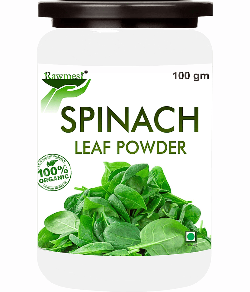 rawmest Spinach Dry Leaf Powder Instant Mix 200 gm Pack of 2 view 2