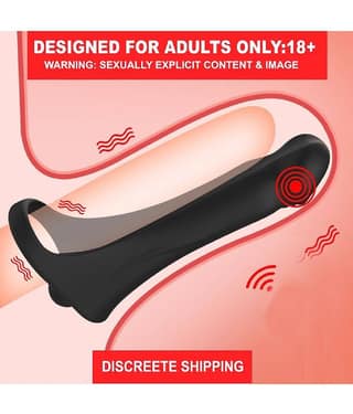 Kamahouse Premium Quality Double Penetration Vibrating Bu-tt Plug and Cock Rings Dong for Couples