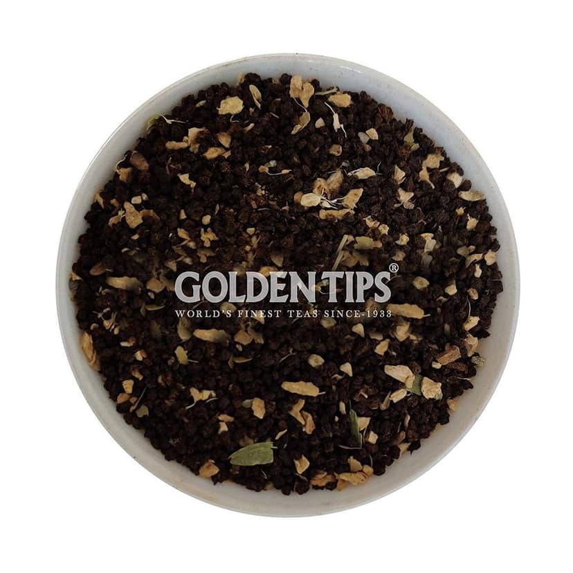 Golden Tips Kadak Masala Chai, Strong Assam CTC Tea with Aromatic Spices, Cardamom, Cinnamon, Clove, Ginger & Bay Leaves, Bold & Flavorful, Best with Milk, (500 Gram, 250 cups) view 5