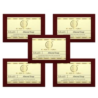 Khadi Natural Almond Soap Combo Pack Of 5 – 125gm Each