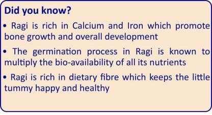 TummyFriendly Foods Certified Ragi Porridge Mixes - Stage1, Stage2, Stage3, Rich In Calcium, Iron, Fibre & Micro-Nutrients, 50 gm Each Cereal (Pack of 3) view 2