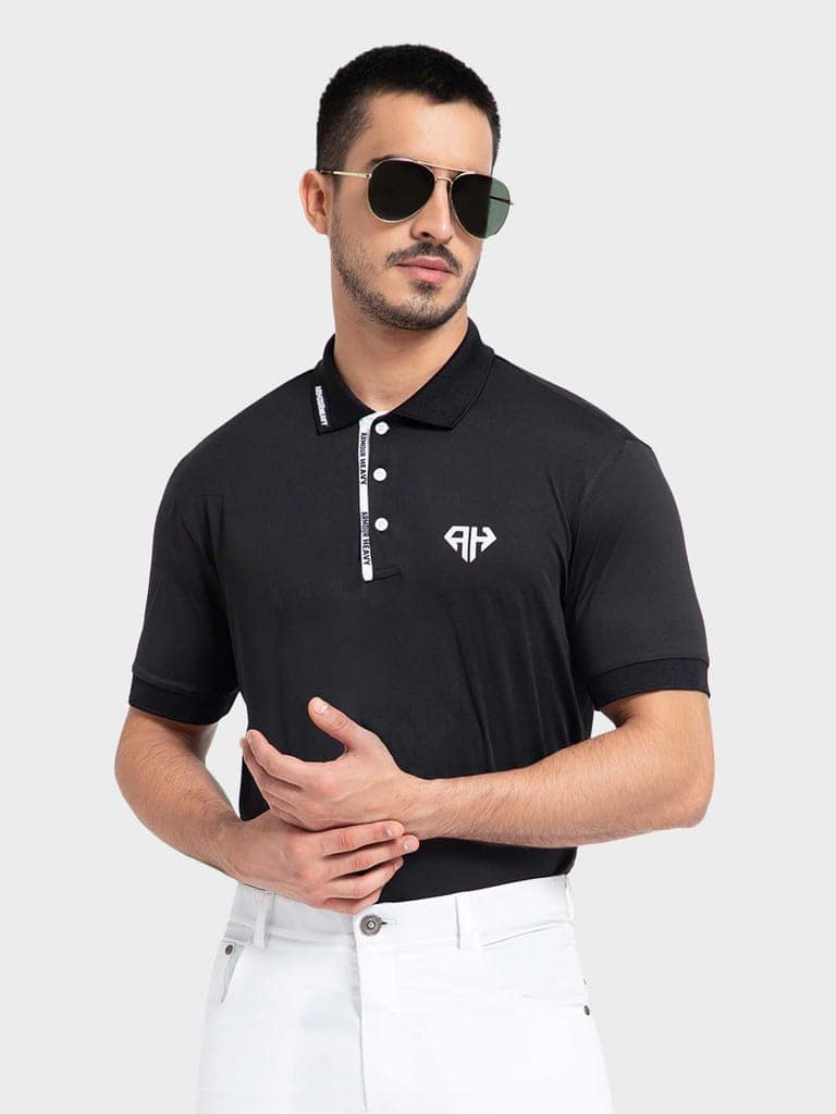 Heavy Black Classic AH Polo
