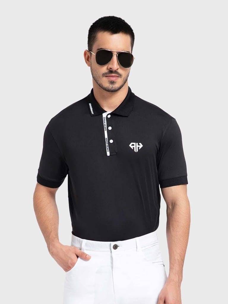 Heavy Black Classic AH Polo view 3