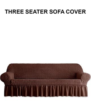 Cortina 2 Seater Polyester Sofa Cover ( Pack of 1 )